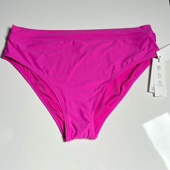 DKNY Women's Mid Rise Bikini Bottom - Picture 1 of 7
